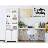 darrahopens Furniture > Office Artiss Bookshelf Display Shelf Adjustable Storage Cabinet Bookcase Stand Rack