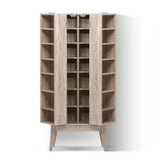 darrahopens Furniture > Office Artiss CD DVD Media Storage Display Shelf Folding Cabinet Bookshelf Bluray Rack Oak