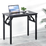 Darrahopens Furniture > Office Artiss Computer Desk Laptop Table Bookshelf Desk Storage Rack Office Study Black