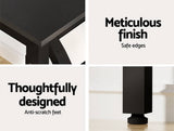 Darrahopens Furniture > Office Artiss Computer Desk Laptop Table Bookshelf Desk Storage Rack Office Study Black