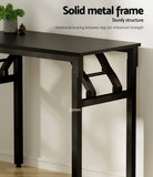 Darrahopens Furniture > Office Artiss Computer Desk Laptop Table Bookshelf Desk Storage Rack Office Study Black