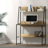 Darrahopens Furniture > Office Artiss Computer Desk Office Desks Study Table Workstation Bookshelf Storage