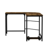 Darrahopens Furniture > Office Artiss Corner Computer Desk L-Shaped Student Home Office Study Table Brown