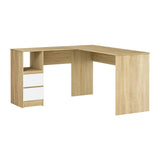 Darrahopens Furniture > Office Artiss Corner Computer Desk Office Study Desks Table Drawers L-Shape Workstation