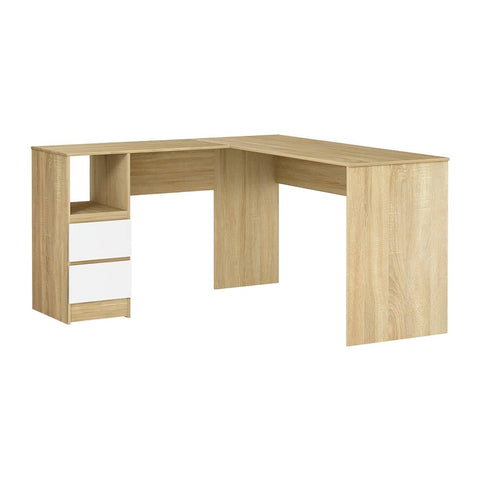 Darrahopens Furniture > Office Artiss Corner Computer Desk Office Study Desks Table Drawers L-Shape Workstation