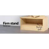 darrahopens Furniture > Office Artiss Display Shelf 7-Shelf Tree Bookshelf Book Storage Rack Bookcase Natural