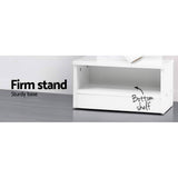darrahopens Furniture > Office Artiss Display Shelf 7-Shelf Tree Bookshelf Book Storage Rack Bookcase White