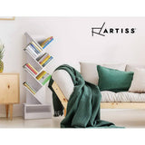 darrahopens Furniture > Office Artiss Display Shelf 7-Shelf Tree Bookshelf Book Storage Rack Bookcase White