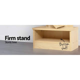 darrahopens Furniture > Office Artiss Display Shelf 9-Shelf Tree Bookshelf Book Storage Rack Bookcase Natural