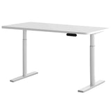 Darrahopens Furniture > Office Artiss Electric Standing Desk Height Adjustable Sit Stand Desks Table White