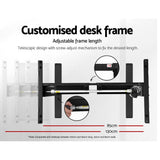 Darrahopens Furniture > Office Artiss Electric Standing Desk Motorised Adjustable Sit Stand Desks Black Brown