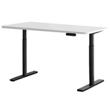 Darrahopens Furniture > Office Artiss Electric Standing Desk Motorised Adjustable Sit Stand Desks Black White