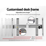 Darrahopens Furniture > Office Artiss Electric Standing Desk Motorised Adjustable Sit Stand Desks Grey White