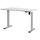 Darrahopens Furniture > Office Artiss Electric Standing Desk Motorised Adjustable Sit Stand Desks Grey White
