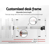Darrahopens Furniture > Office Artiss Electric Standing Desk Motorised Adjustable Sit Stand Desks White