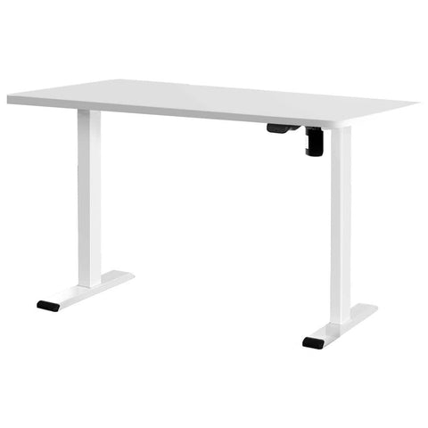 Darrahopens Furniture > Office Artiss Electric Standing Desk Motorised Adjustable Sit Stand Desks White