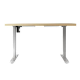 Darrahopens Furniture > Office Artiss Electric Standing Desk Motorised Adjustable Sit Stand Desks White Oak