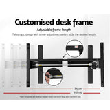 Darrahopens Furniture > Office Artiss Electric Standing Desk Motorised Sit Stand Desks Table Black Oak 140cm