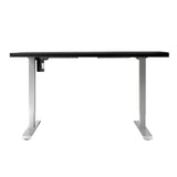 Darrahopens Furniture > Office Artiss Electric Standing Desk Motorised Sit Stand Desks Table Grey Black 140cm