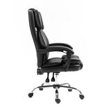 darrahopens Furniture > Office Artiss Executive Office Chair Leather Gaming Computer Desk Chairs Recliner Black