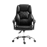 darrahopens Furniture > Office Artiss Executive Office Chair Leather Gaming Computer Desk Chairs Recliner Black