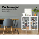 darrahopens Furniture > Office Artiss Floating Wall Shelf DIY Mount Storage Bookshelf Display Rack White