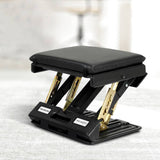 Darrahopens Furniture > Office Artiss Foot Rest Stool Office Under Desk Fold Footrest Massage Cushion Pad Black