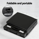 Darrahopens Furniture > Office Artiss Foot Rest Stool Office Under Desk Fold Footrest Massage Cushion Pad Black