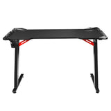Darrahopens Furniture > Office Artiss Gaming Desk Computer Desks Table Study Home Ofiice RGB LED Light 120CM