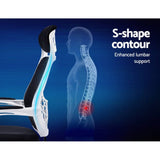 darrahopens Furniture > Office Artiss Gaming Office Chair Computer Desk Chair Home Work Study White