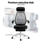 darrahopens Furniture > Office Artiss Gaming Office Chair Computer Desk Chair Home Work Study White