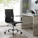 darrahopens Furniture > Office Artiss Gaming Office Chair Computer Desk Chairs Home Work Study Black Mid Back