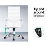 darrahopens Furniture > Office Artiss Gaming Office Chair Computer Desk Chairs Home Work Study White High Back