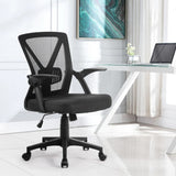 darrahopens Furniture > Office Artiss Gaming Office Chair Mesh Computer Chairs Swivel Executive Mid Back Black