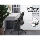 darrahopens Furniture > Office Artiss Gaming Office Chair Mesh Computer Chairs Swivel Executive Mid Back Black