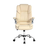darrahopens Furniture > Office Artiss Kea Executive Office Chair Leather Beige