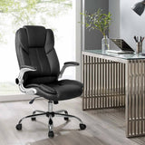 darrahopens Furniture > Office Artiss Kea Executive Office Chair Leather Black