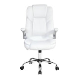 darrahopens Furniture > Office Artiss Kea Executive Office Chair Leather White