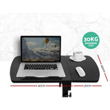 darrahopens Furniture > Office Artiss Laptop Table Desk Adjustable Stand - Black