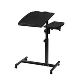 darrahopens Furniture > Office Artiss Laptop Table Desk Adjustable Stand - Black