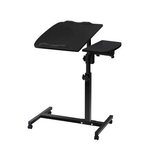 darrahopens Furniture > Office Artiss Laptop Table Desk Adjustable Stand - Black