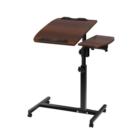 darrahopens Furniture > Office Artiss Laptop Table Desk Adjustable Stand - Walnut
