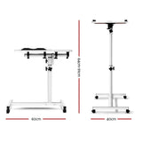 darrahopens Furniture > Office Artiss Laptop Table Desk Adjustable Stand - White