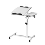 darrahopens Furniture > Office Artiss Laptop Table Desk Adjustable Stand - White