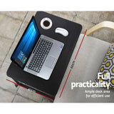 darrahopens Furniture > Office Artiss Laptop Table Desk Portable - Black