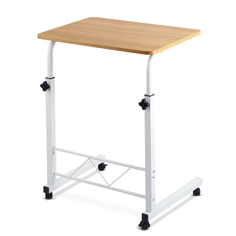 darrahopens Furniture > Office Artiss Laptop Table Desk Portable - Light Wood