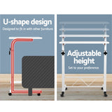 darrahopens Furniture > Office Artiss Laptop Table Desk Portable - White