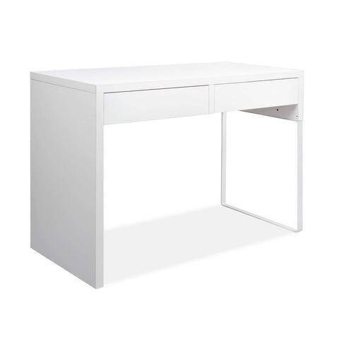 darrahopens Furniture > Office Artiss Metal Desk with 2 Drawers - White