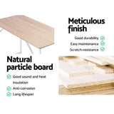 darrahopens Furniture > Office Artiss Minimalist Metal Desk - White