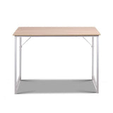darrahopens Furniture > Office Artiss Minimalist Metal Desk - White